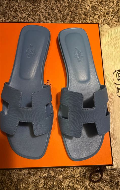 hermes flip flops women's